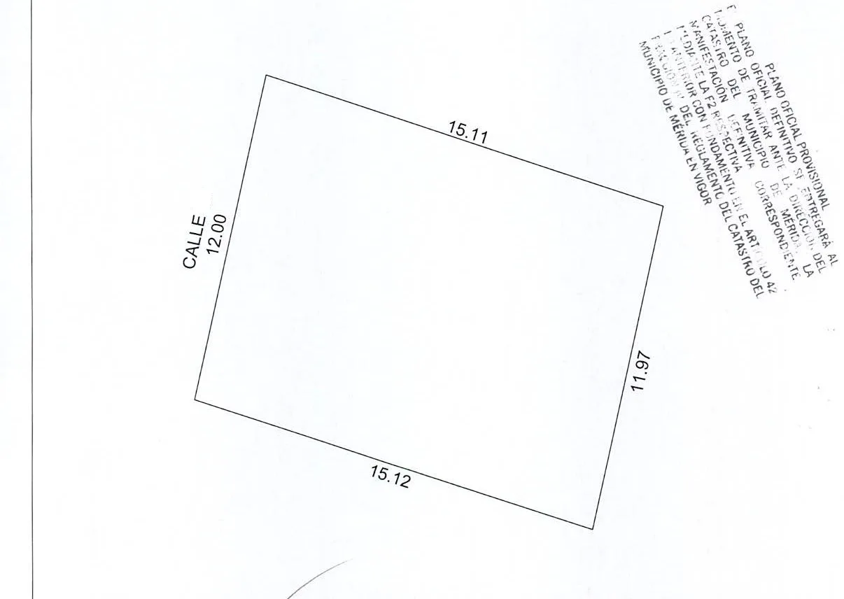 TERRENO EN VENTA MERIDA GRANJAS CHOLUL (GVT-1256)