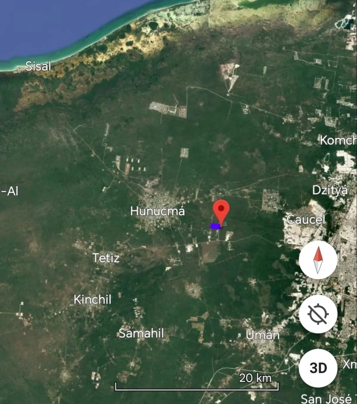 GRAN TERRENO DE 22 HECTAREAS EN VENTA HUNUCMA YUCATAN (IVT-1283)