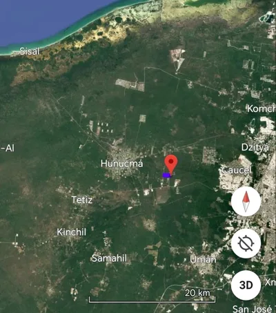 GRAN TERRENO DE 22 HECTAREAS EN VENTA HUNUCMA YUCATAN (IVT-1283)