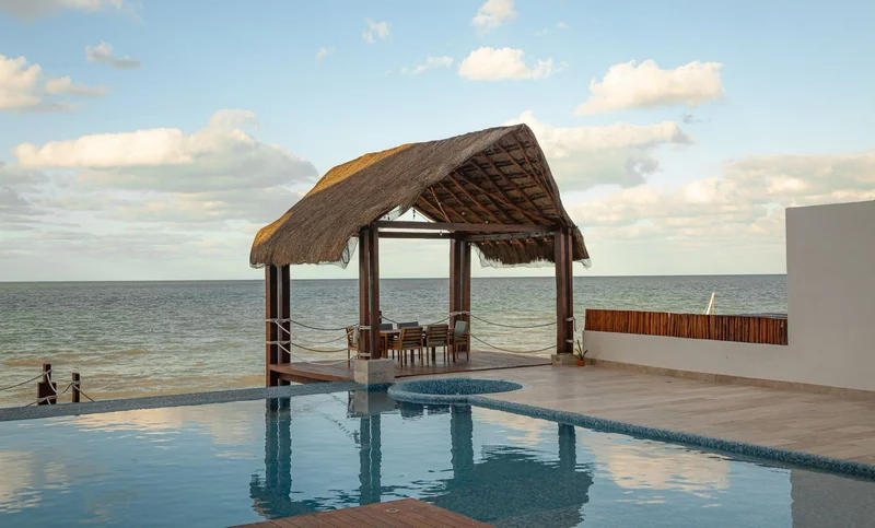 DEPARTAMENTO EN RENTA, AMUEBLADO, 3 RECAMARAS, VISTA AL MAR CHICXULUB PUERTO (FRD-1036)