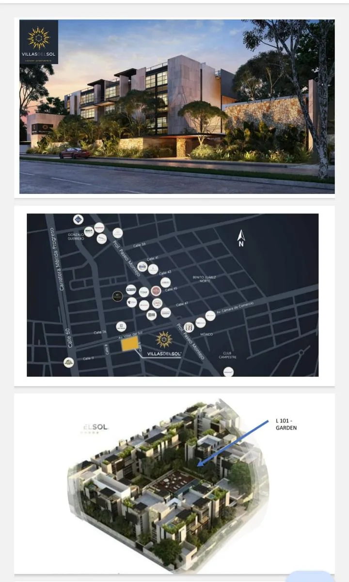 HERMOSO DEPARTAMENTO "GARDEN"PLANTA BAJA EN VENTA/RENTA MERIDA, VILLAS DEL SOL (AVD-1051)