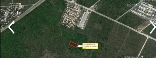 INCREIBLE TERRENO EN VENTA MERIDA, CHOLUL VILLAS CHOLUL TERRENO RUSTICO (AVT-1105)