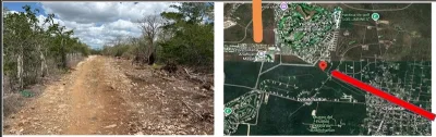 TERRENO EN VENTA 1200M2 EN LA CEIBA II MERIDA NORTE (IVT-2807)