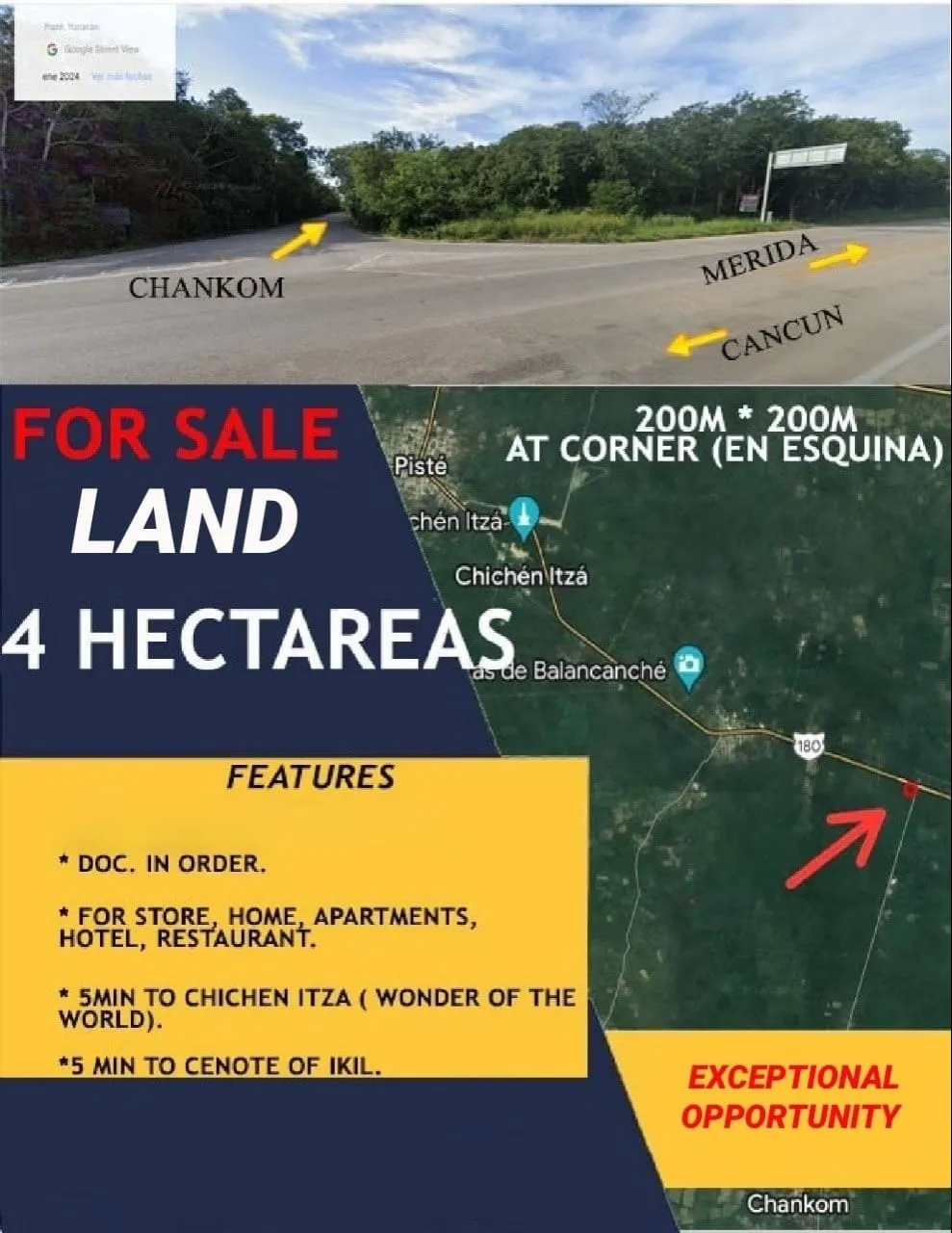 AMPLIO TERRENO EN VENTA, EN ESQUINA CERCA VALLADOLID SOBRE CARRETERA (NVT-1286)