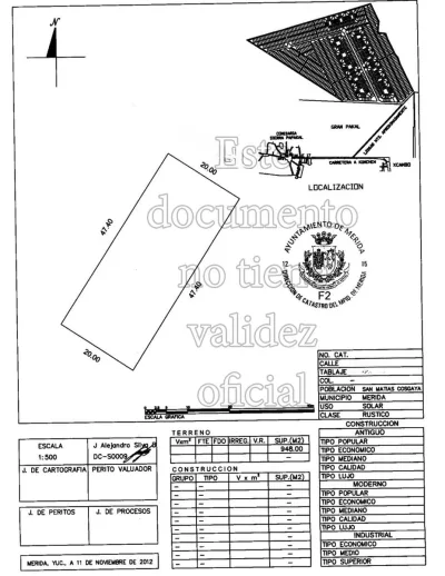 TERRENO AMPLIO EN VENTA MERIDA, SIERRA PAPACAL  (FVT-1251)