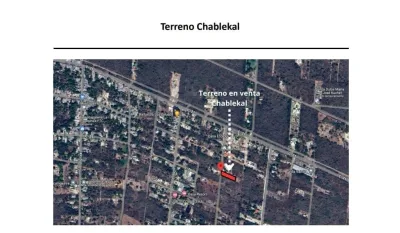 AMPLIO TERRENO EN VENTA MERIDA, CHABLEKAL (GVT-1262)