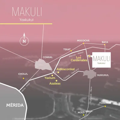 2 TERRENOS EN VENTA EXCELENTE INVERSION EN PRIVADA MAKULI YAXKUKUL (AVT-1251)