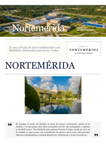 TERRENO EN VENTA PRIVADA NORTE MERIDA (GVT-1282)
