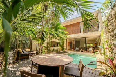 VILLA EN VENTA 3 RECAMARAS, ALBERCA, EN TULUM CON DISEÑO UNICO (FVC-2658)