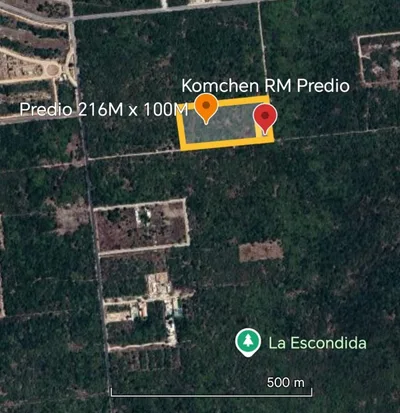 SENCACIONAL TERRENO EN VENTA CON EXCELENTE UBICACION  EN KOMCHEN (IVT-1279)