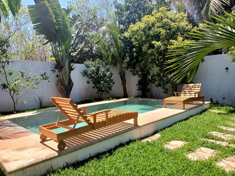 HERMOSA CASA EN VENTA SOLA PLANTA EN BOKOBA A UNA HORA DE MERIDA (FVC-1700)