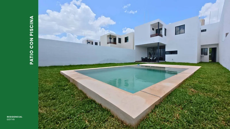LINDAS CASAS EN VENTA EN DZITYA NUEVAS CON PANELES SOLARES Y ALBERCA (GVT-2805)