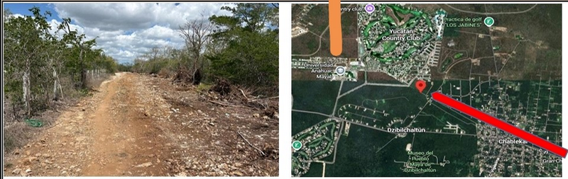 TERRENO EN VENTA 1200M2 EN LA CEIBA II MERIDA NORTE (IVT-2807)
