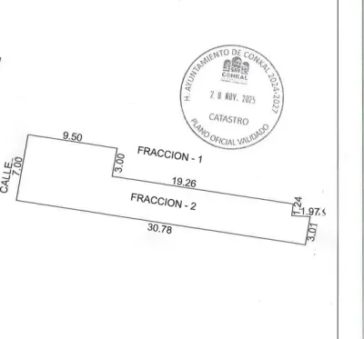 TERRENO EN VENTA XCUYUM CONKAL EXCELENTE OPCION (FVT-2817)