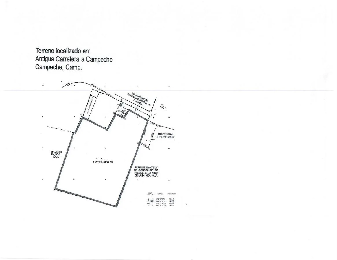 Terreno en Venta en Fraccionamiento Kala - TERRENO EN VENTA MERIDA, CARR. CAMPECHE - MÉRIDA   (LVT-1059)