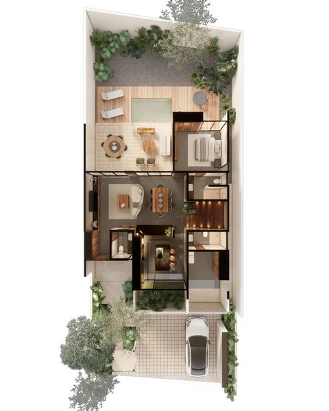 CASA EN VENTA 3 RECAMARAS, ALBERCA, PRIVADA SILVESTA CONKAL (AVC-2855)